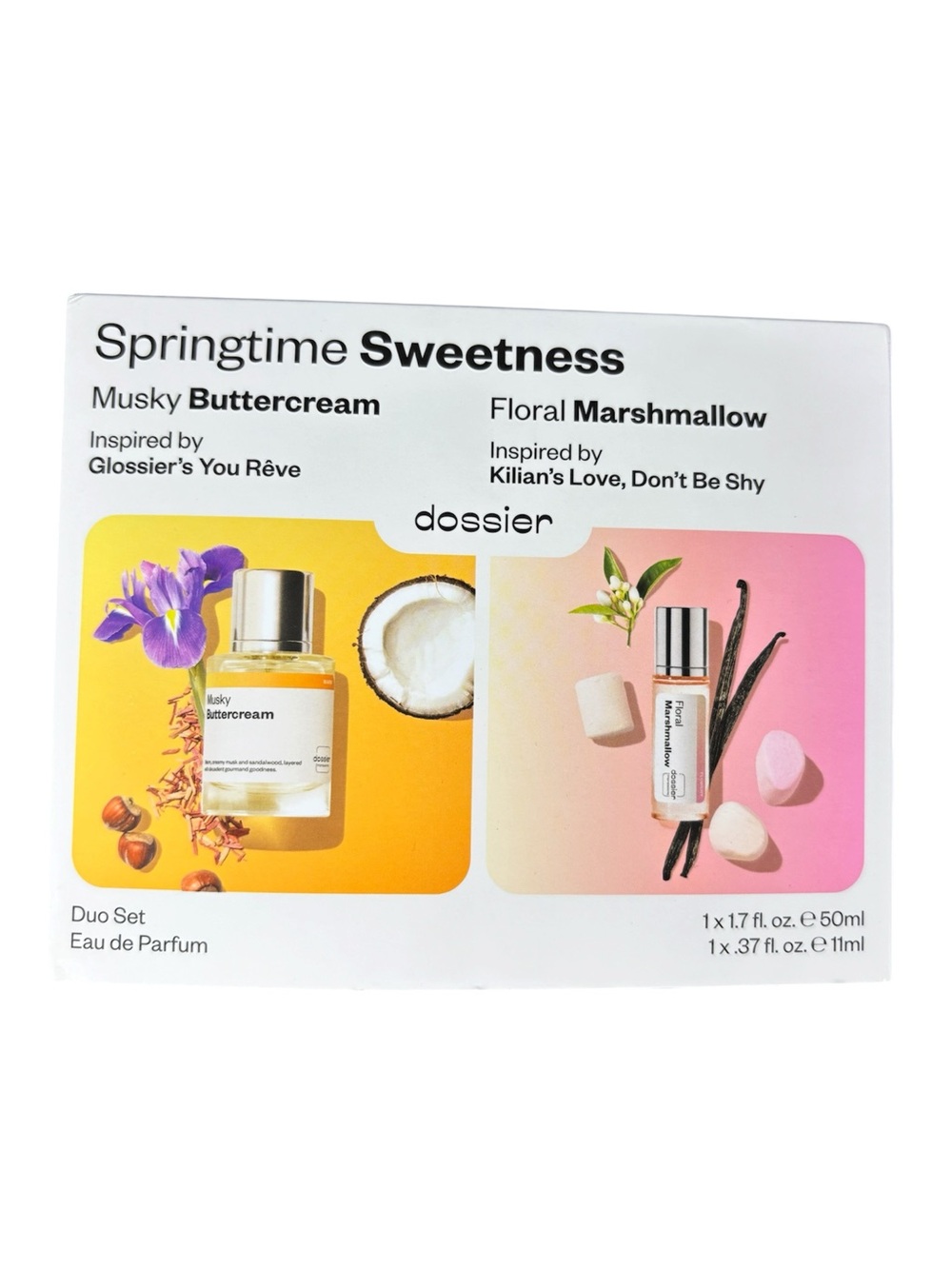 Dossier Springtime SweetnessPerfume Duo Set - 2pc